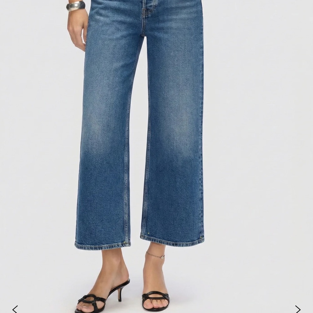 Re/Done Classic Indigo Wide-Leg Jeans